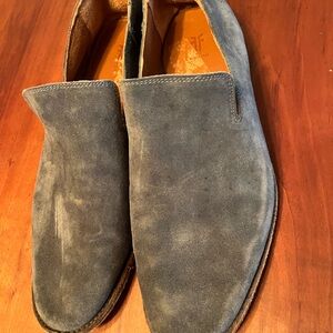 Frye Men's Blue Suede Loafers